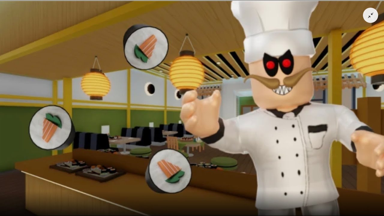 Today I am plying “escape the sushi restaurant obby” ￼
