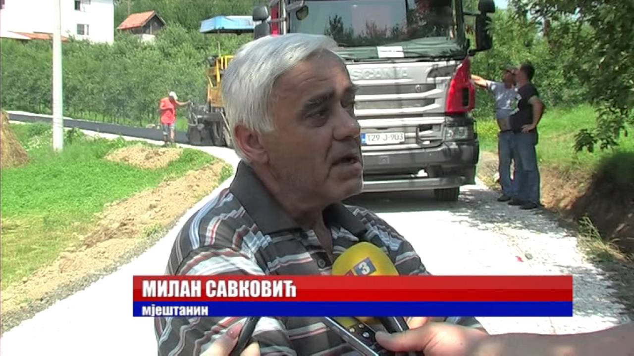 Teslic- Cecava- Asfaltiran put Savkovici 24 6 2016