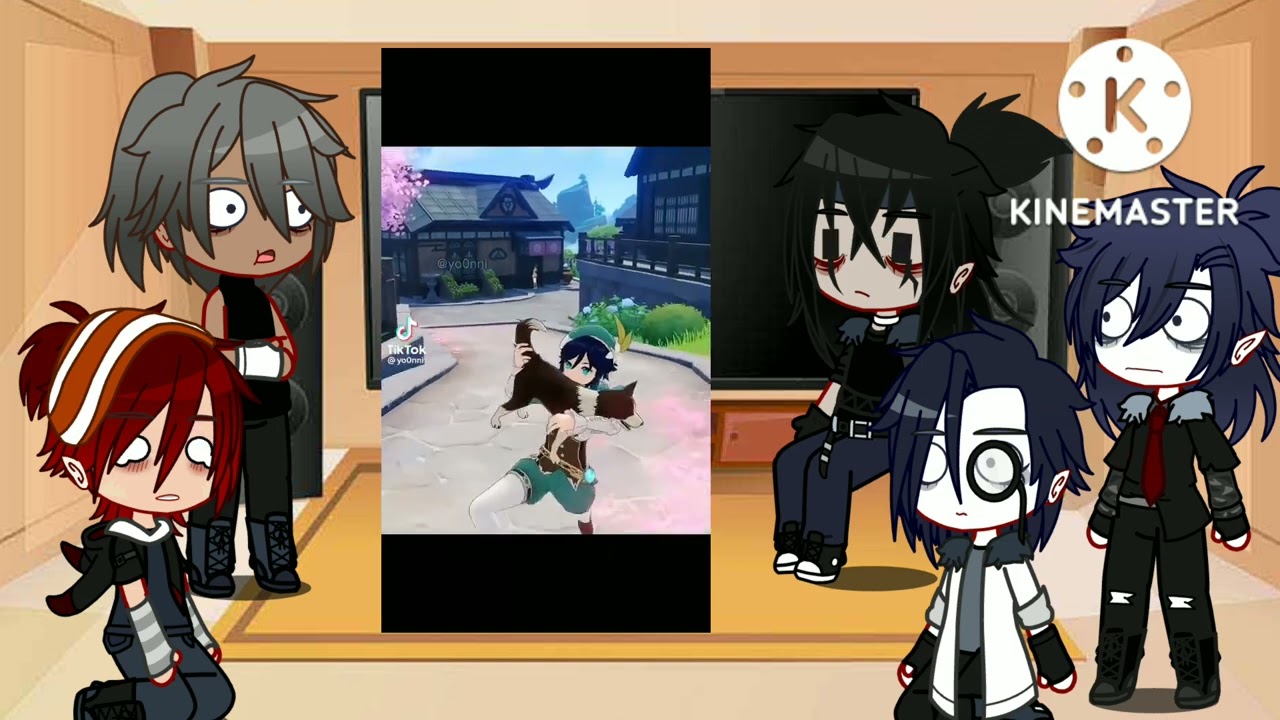 Dark fall react to Leon as Venti(1/1)