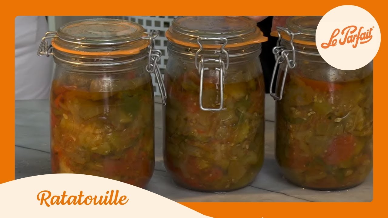 Recette de ratatouille Le Parfait
