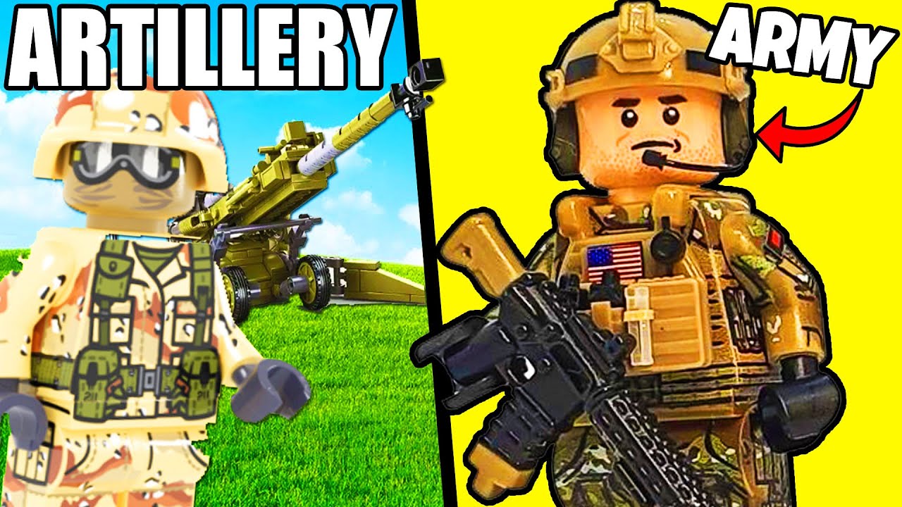I built ARTILLERY for the LEGO ARMY...