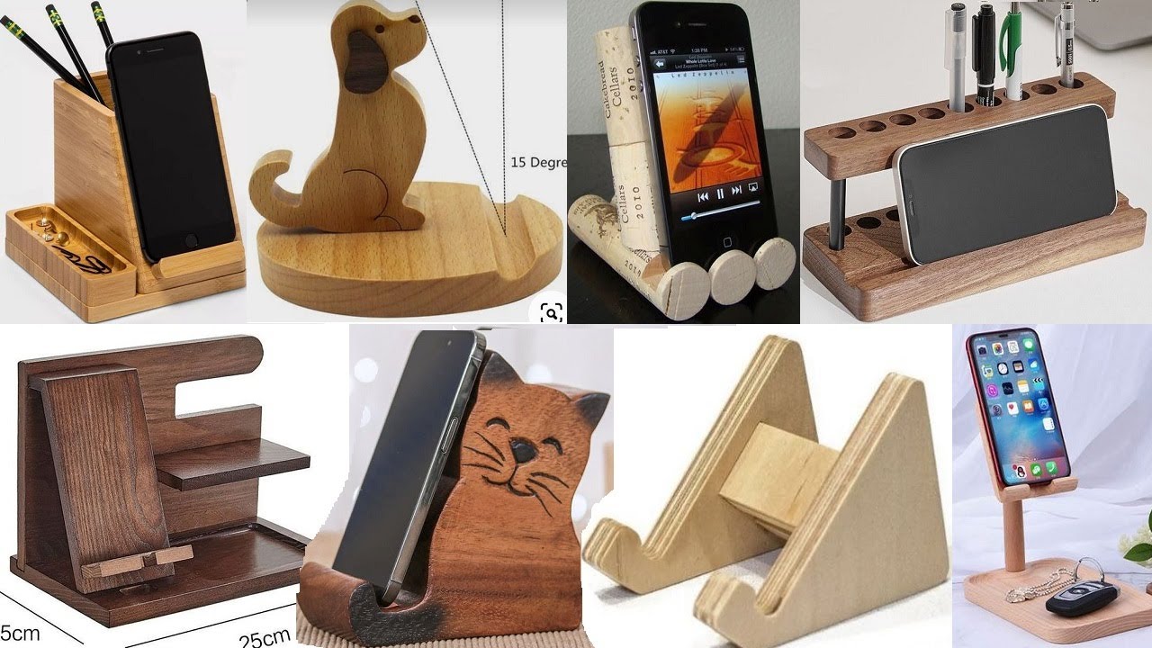 WOODEN Mobile Phone Holder ideas to make a FORTUNE!