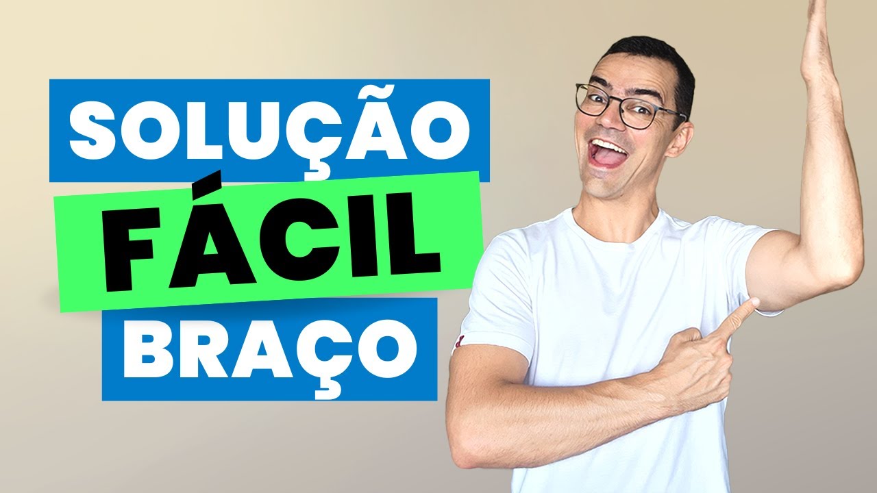 SOLUÇÃO PARA BRAÇO MOLE | Exercícios fáceis para TRÍCEPS em casa usando cabo de vassoura | Nível 3