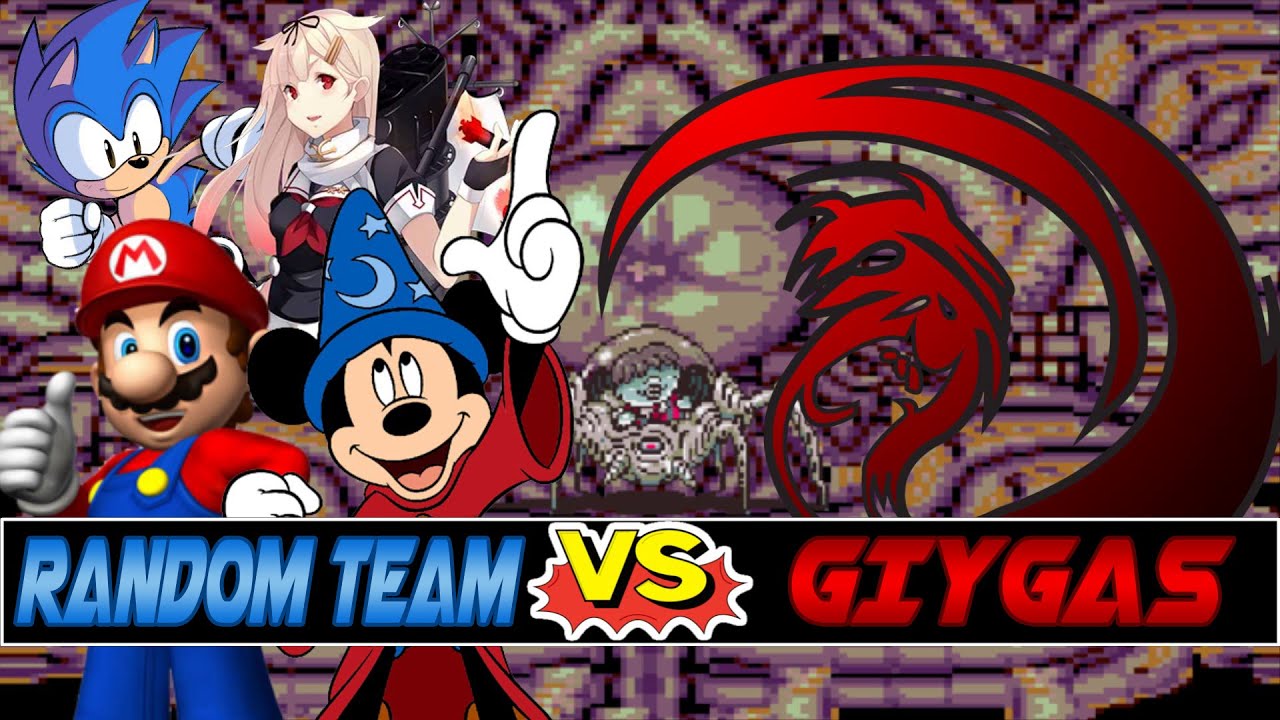 M.U.G.E.N. Battles | Mario/Yuudachi/Mickey Mouse/Sonic Mania vs Giygas