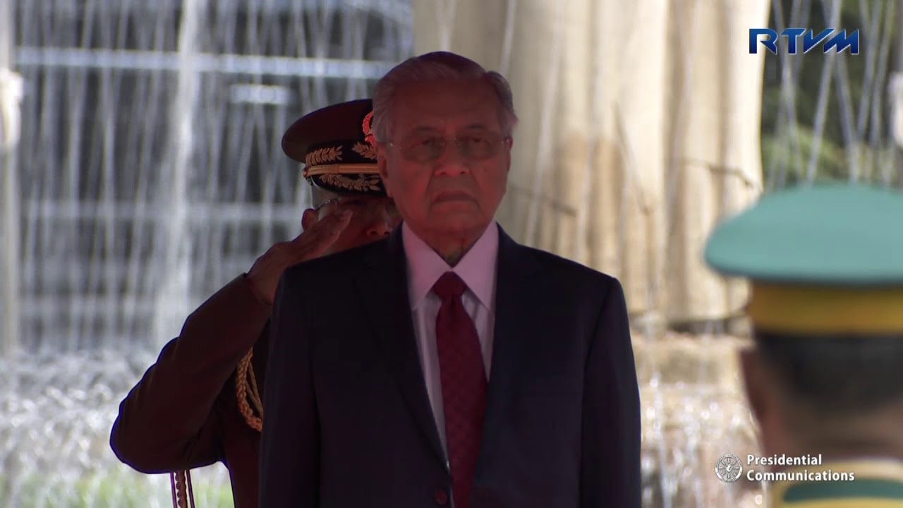 Official Welcome Ceremony for PM Mahathir Mohamad of Malaysia 03/07/2019