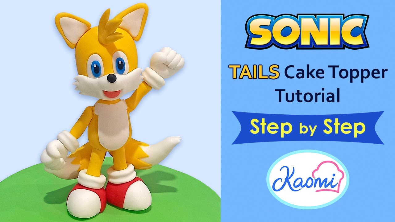 SONIC: How to make TAILS for cakes STEP by STEP / Cómo hacer a TAILS para tortas