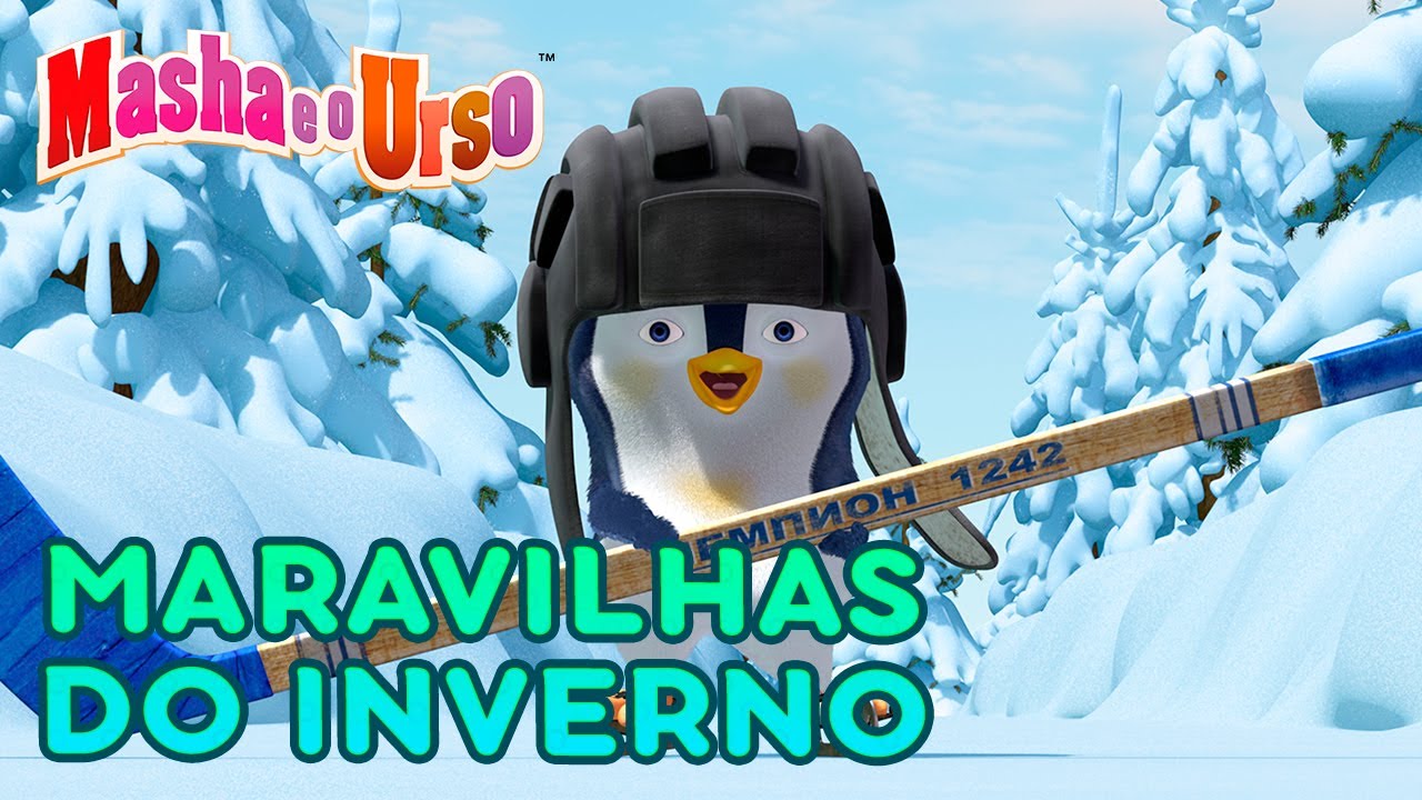 Masha e o Urso 👱‍♀️🐻 ✨❄️ Maravilhas do inverno ❄️⛄ Coleção de desenhos animados
