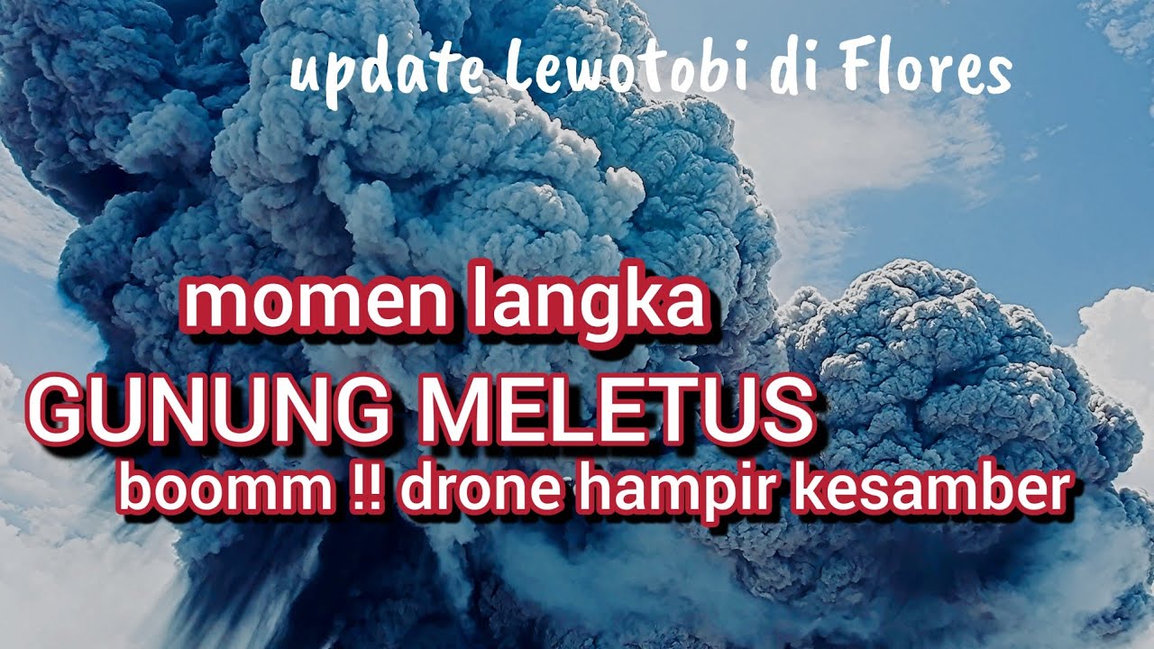 Boom!! PADA SAAT DRONE BERADA DI KAWAH TIBA