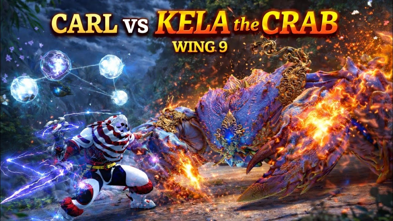 CARL guides KELA the CRAB  wing 9