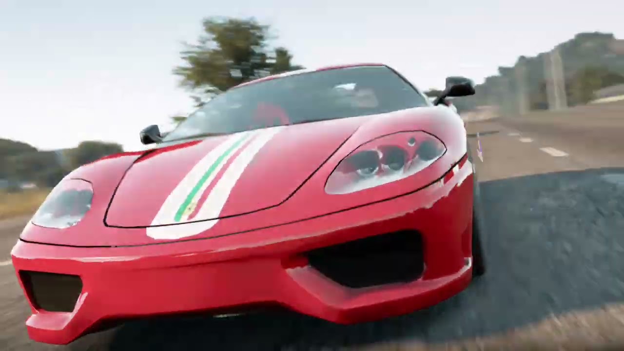 Driving my corvette and gapping a ferrari