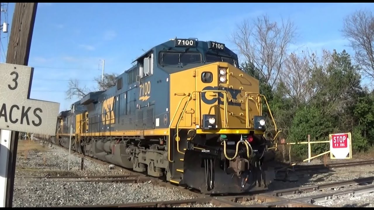CSX C736 Loaded Coal Train on Belt Line in Augusta, GA 11/25/25
