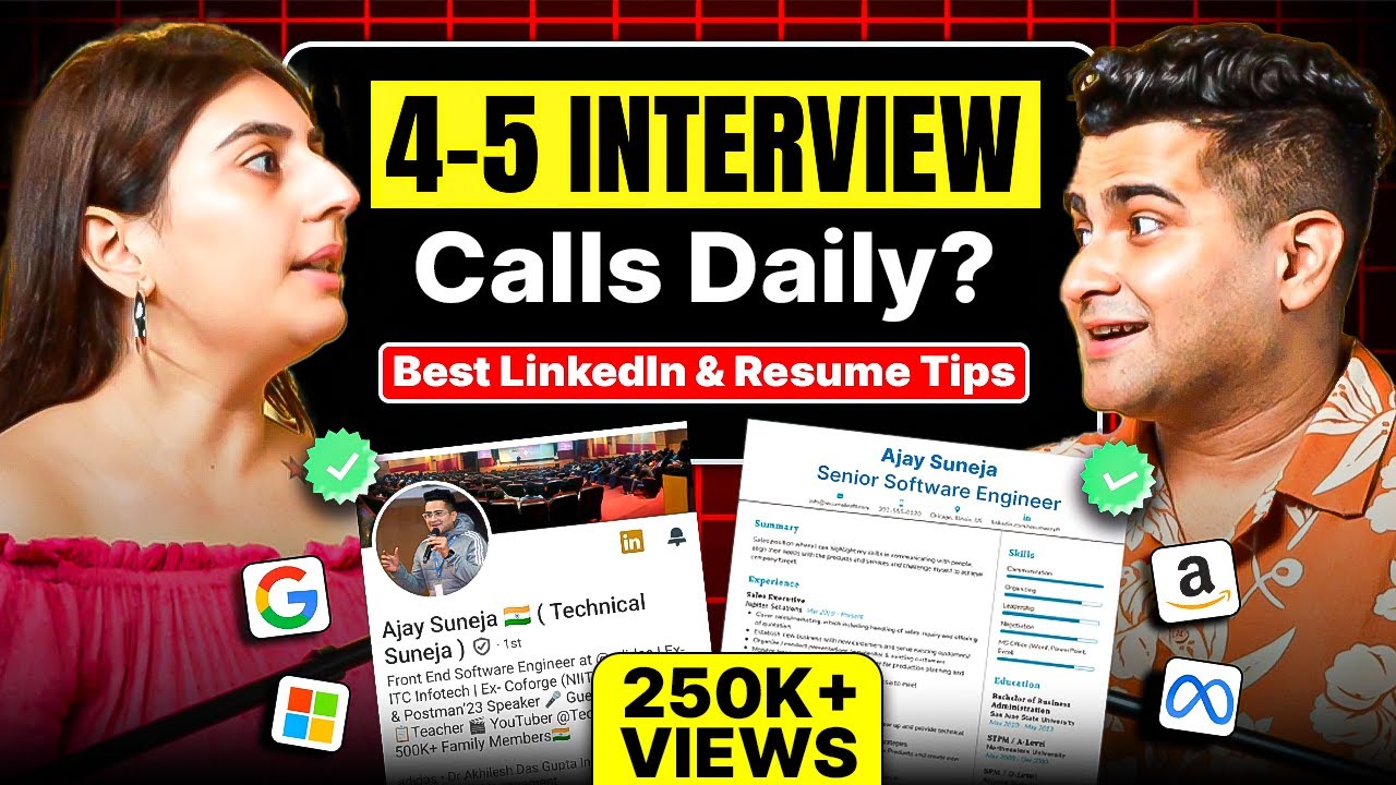 Crack High Paying Jobs in 2026: LinkedIn & Resume Secrets to Land Your First Job! @dhairyadecodes