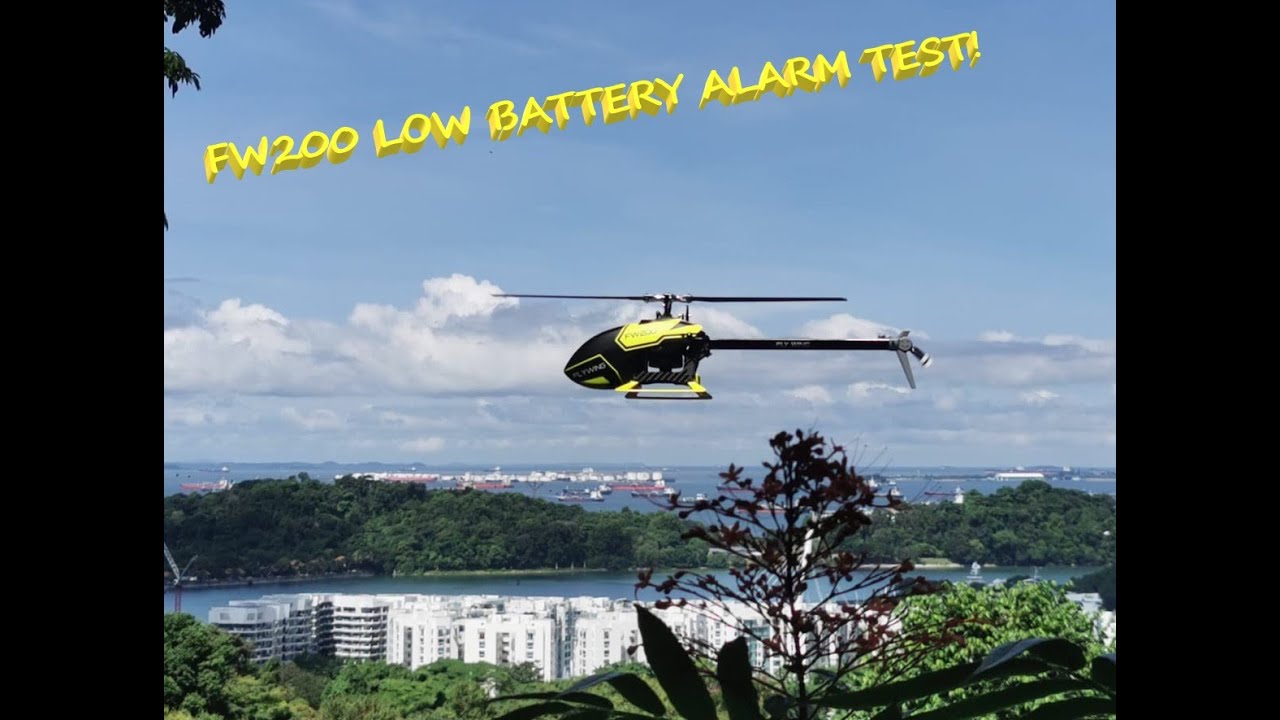 FLYWING FW200 LOW BATTERY ALARM TEST