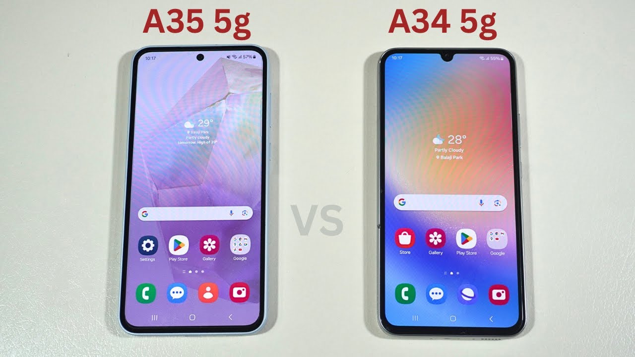 Samsung Galaxy A35 vs Galaxy A34 Speed Test and Camera Comparison