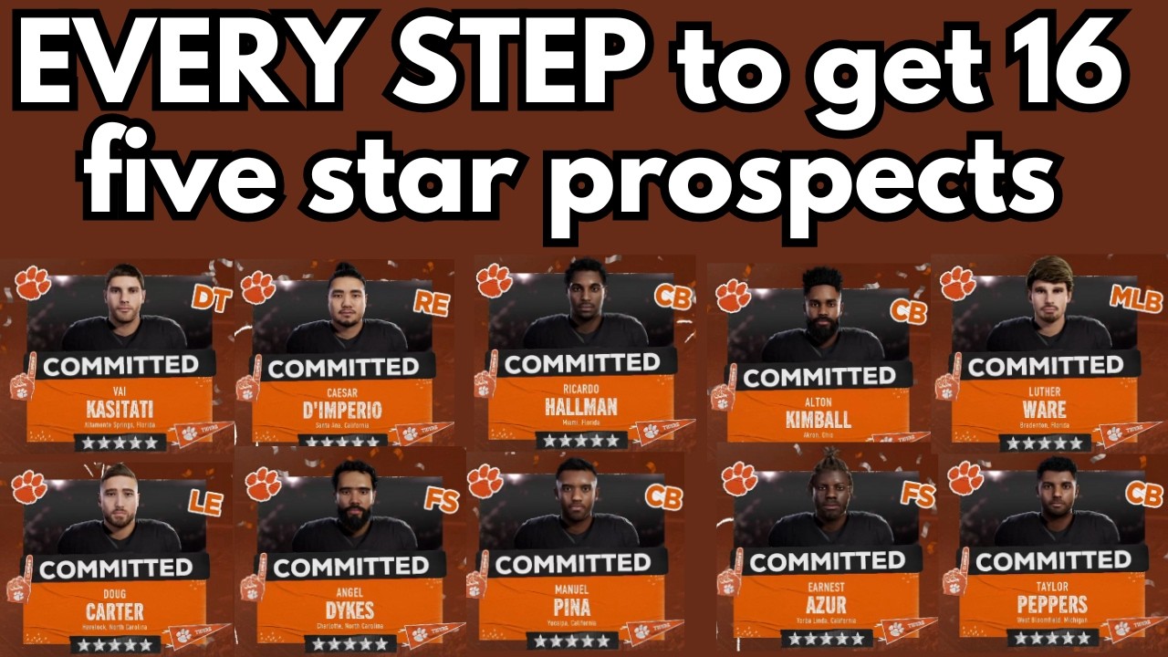 EXACTLY How to Recruit at a Big School in College Football 25 Dynasty!