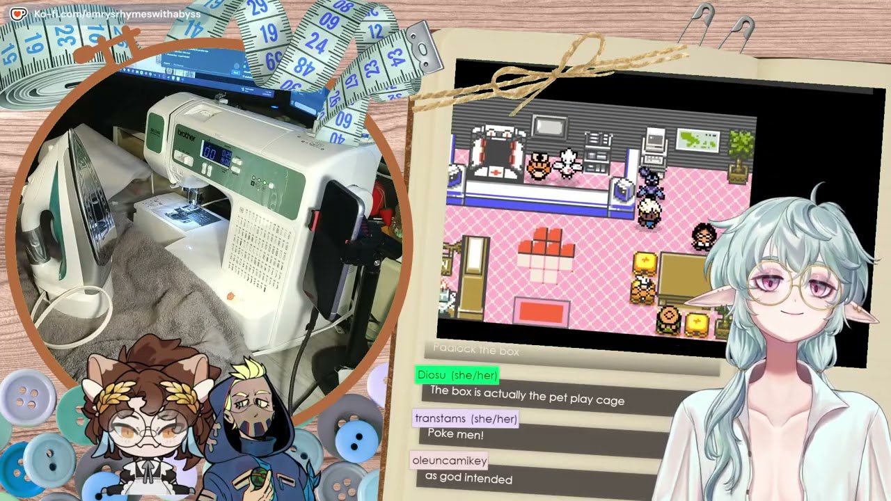 November 24, 2025 VOD: Sewing stream! Xmas gifts and Mod Cocomelon