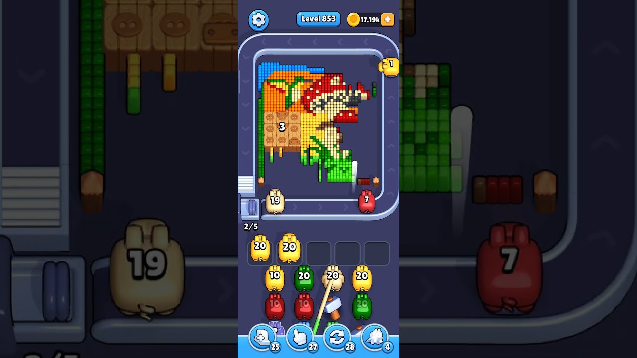 Pixel Flow — level 853
