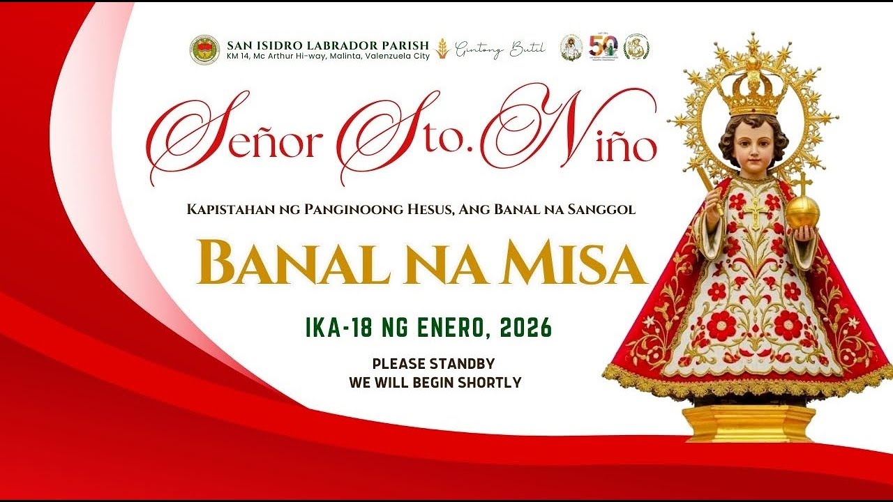 Enero 18, 2026 | Banal na Misa | Ika-8:30 ng Umaga

Kapistahan ng Panginoong Hesus,
Ang Banal na San