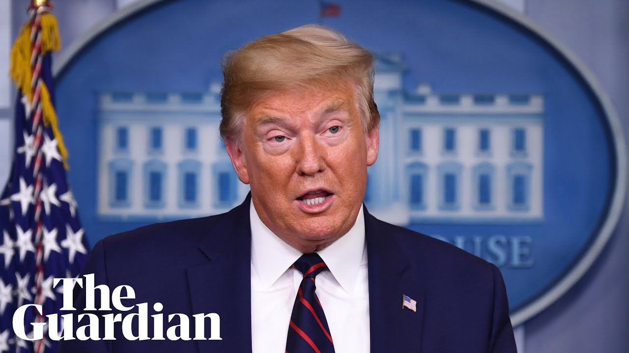 Coronavirus: Donald Trump and US task force give daily briefing &ndash; watch live