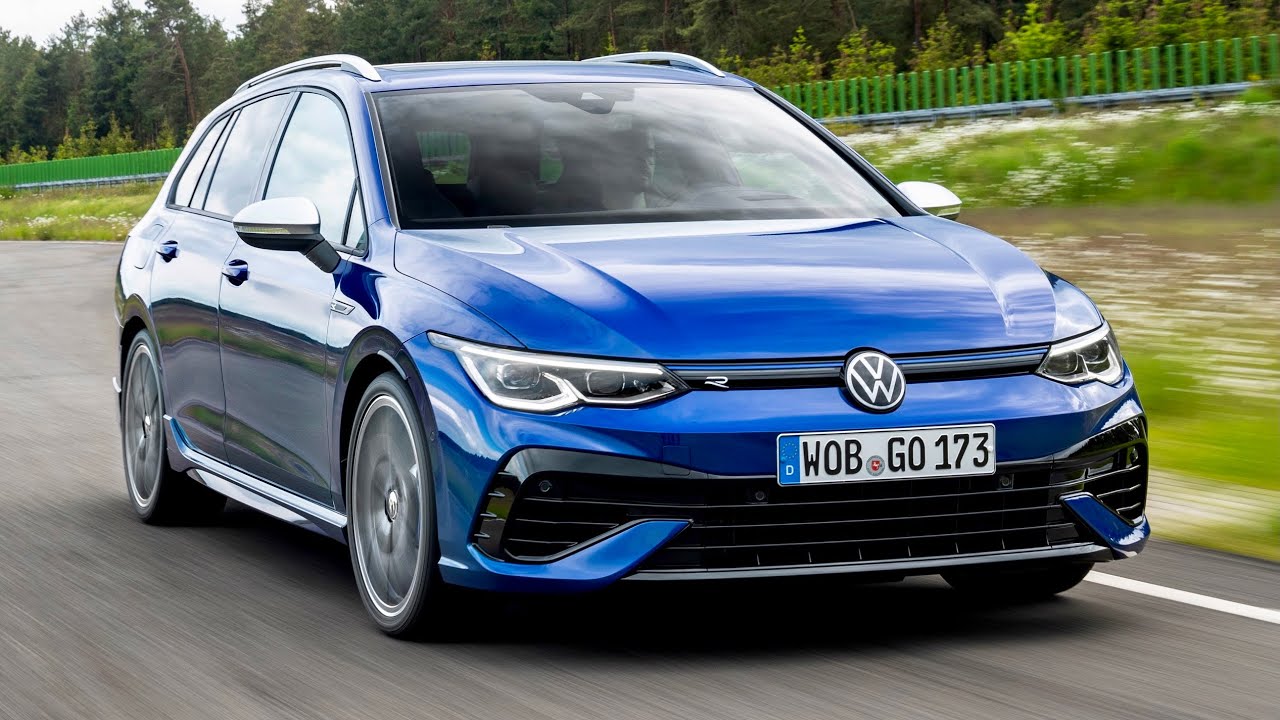 Volkswagen Golf 8 R Variant 2022 - звук выхлопа и вождение (320 л.с.)