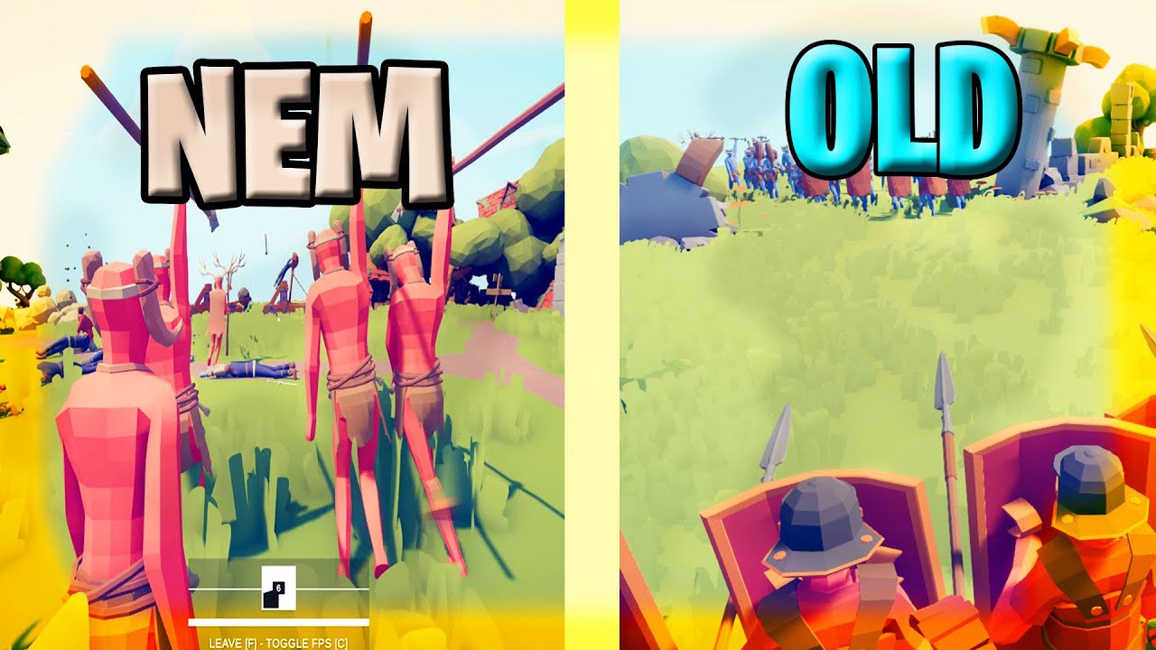 OLD TEAM vs NEW TEAM - TABS - Totally Accurate Battle Simulator!!!!