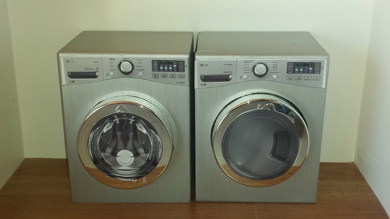 DIY 1:6 Scale Doll Washer and Dryer