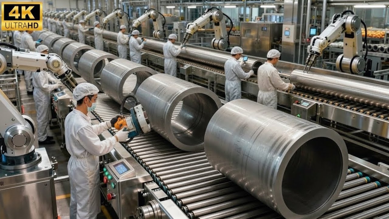 How Steel Pipe Are Made (Full Factory Process)