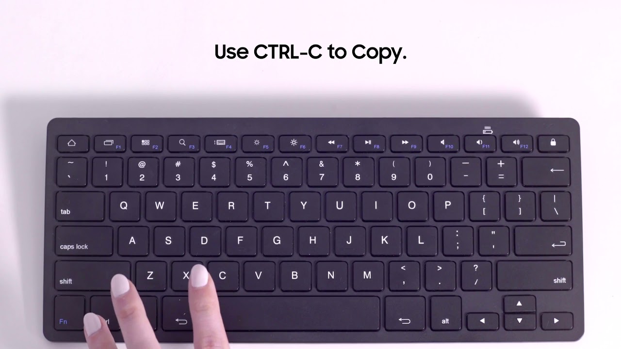 Using Keyboard Shortcuts in Samsung DeX