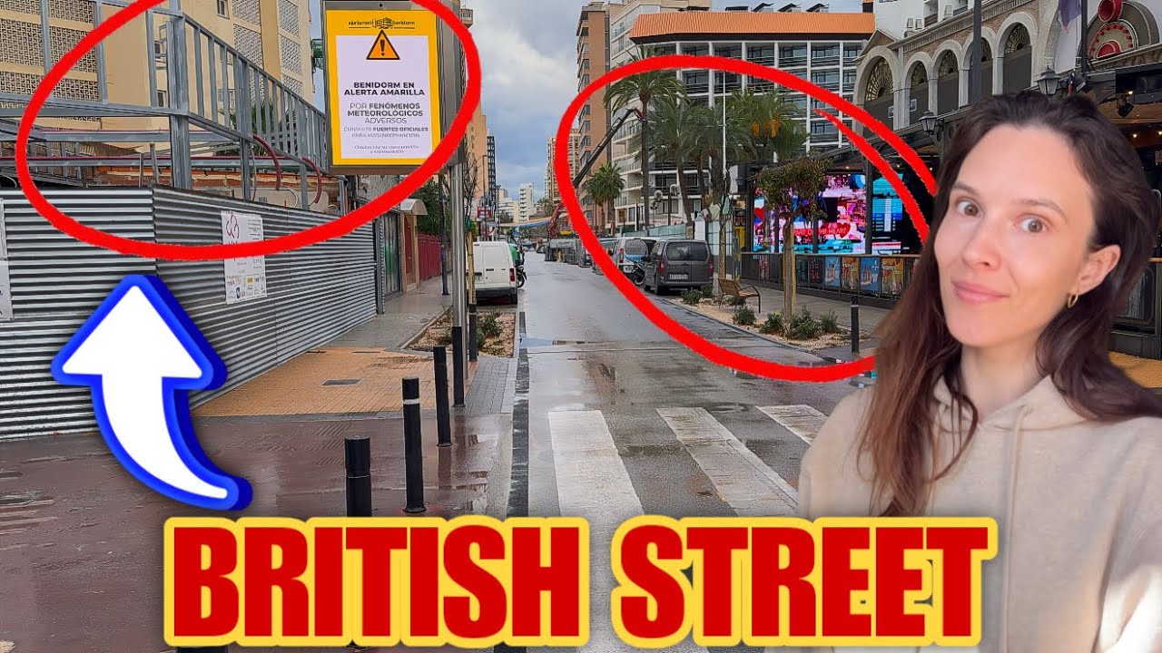 Масштабные изменения на улице BRITISH Street в Бенидорме 👀😲