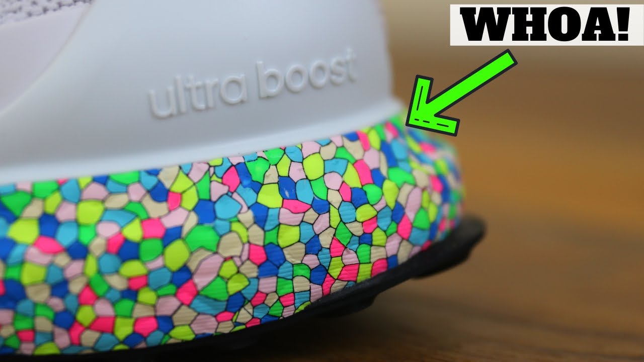THESE LOOK LIKE MY CUSTOM? Adidas ULTRABOOST DNA HEX PATTERN Review!