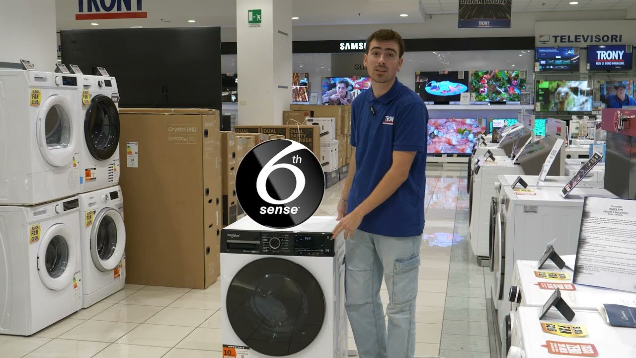 Whirlpool Lavatrice 9 Kg CLASSE A -50% 1400 giri
