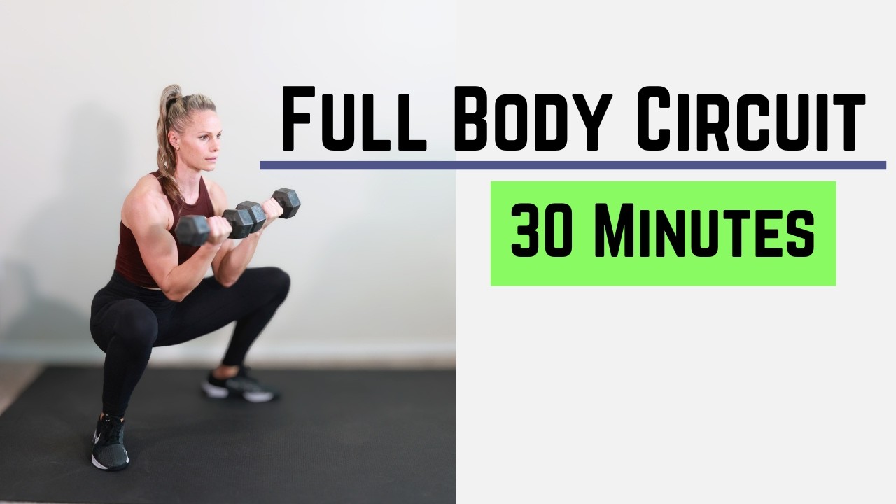 30 Min Full Body Dumbbell Circuit Workout 🔥 Burn Fat & Build Muscle at Home