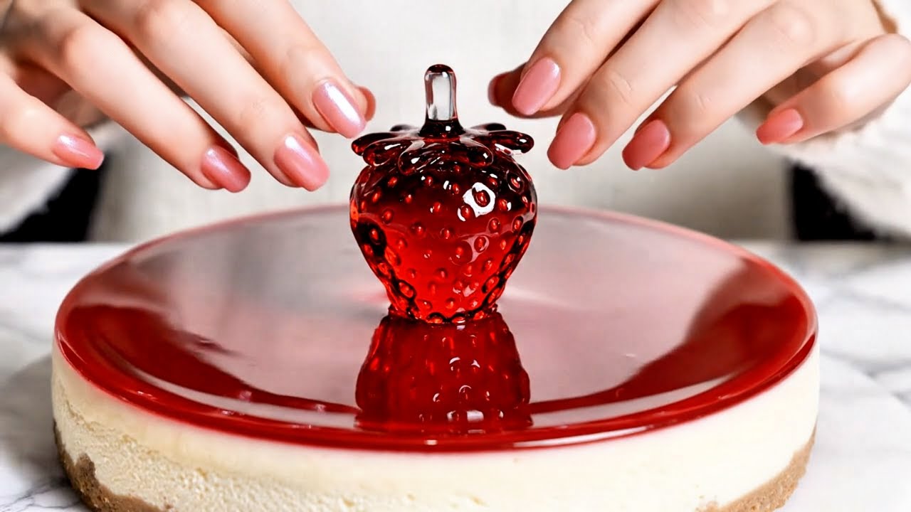 This Glass CHEESECAKE Sounds INSANE 😳🍰 | Ultimate Oddly Satisfying AI ASMR