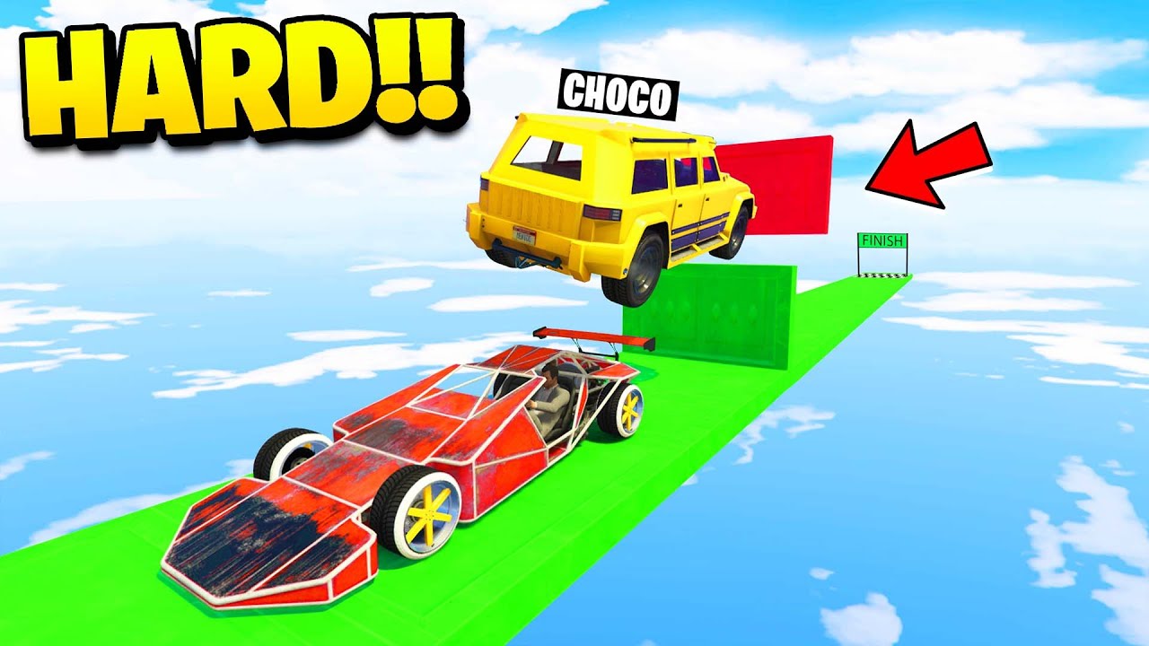 98.98% People Cannot Complete This INTENSE Car Parkour Race in GTA 5!