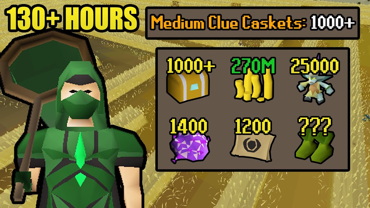 Opening 1,000+ Medium Clue Caskets | UIM Collection Log Completionist (#40) [OSRS]