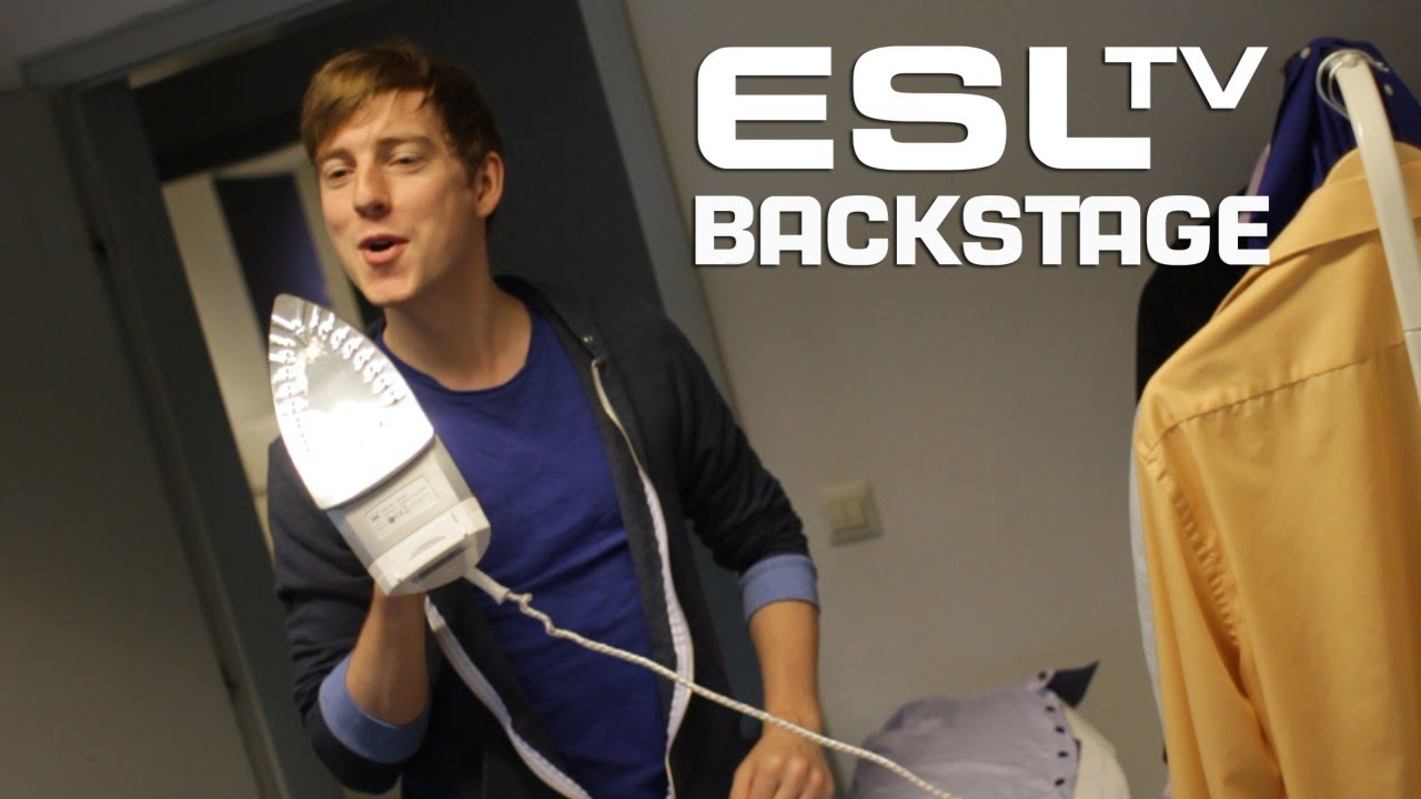 ESL TV Backstage: How to Iron a shirt properly