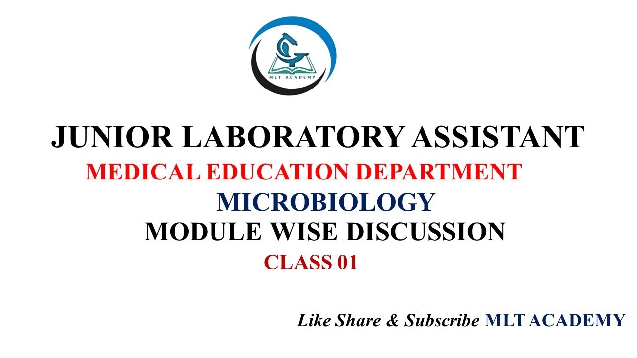 |JUNIOR LAB ASSISTANT| SYLLABUS WISE DISCUSSION | MICROBIOLOGY |MOPHOLOGY OF BACTERIA|CLASS 01|