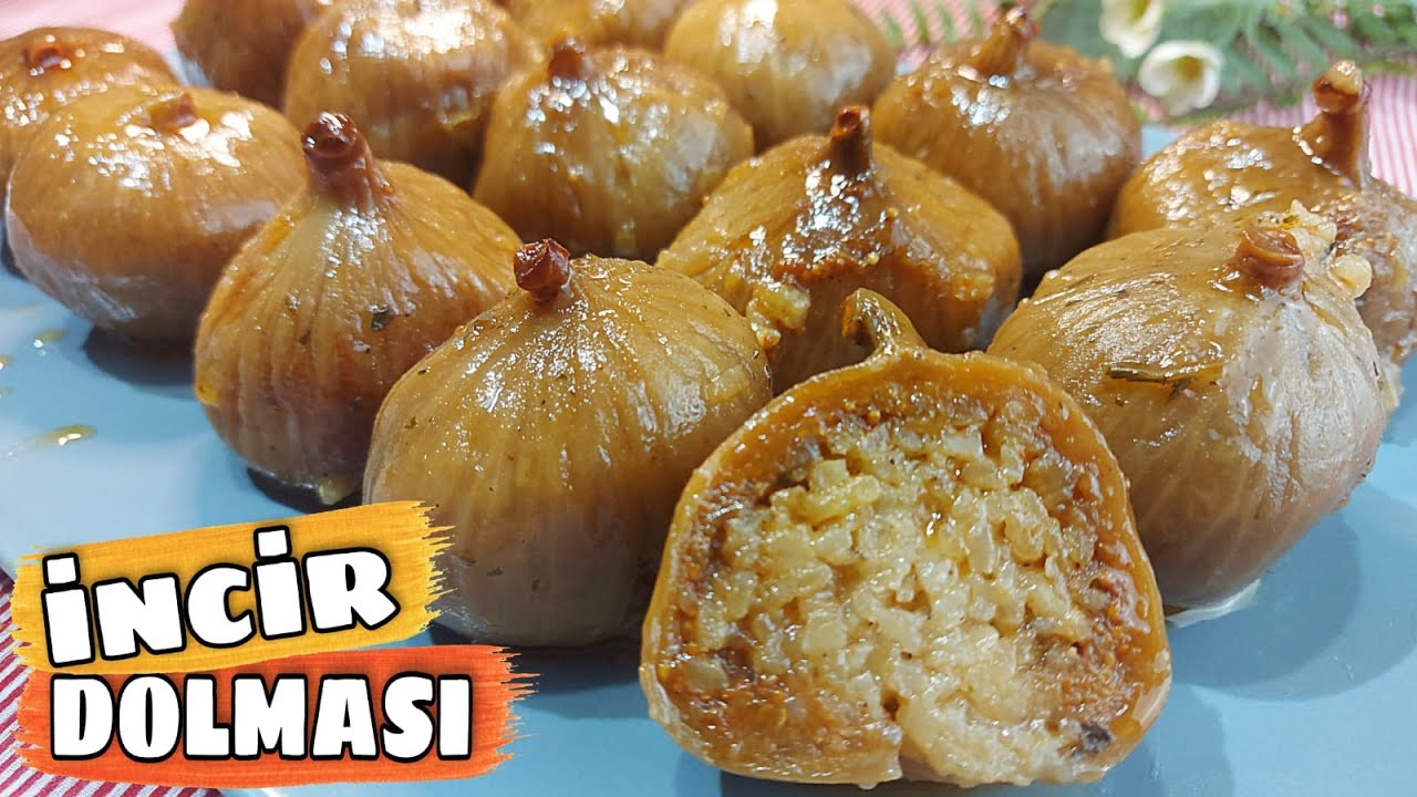 İNCİR DOLMASI TARİFİ 👍 NASIL YAPILIR 👌 STUFFED FIG RECIPES ✅ MASTERCHEF CEVİZLİ KURU İNCİR YEMEĞİ ✅