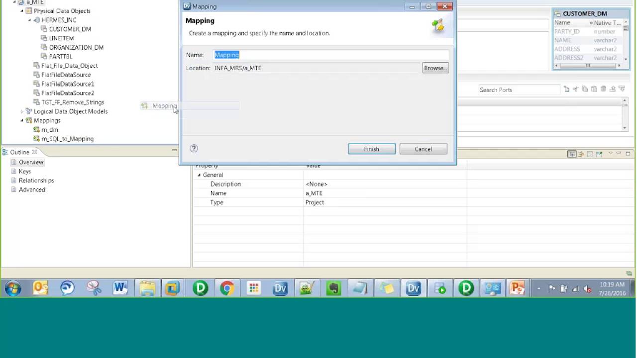 Technical deep dive into Dynamic Mapping and SQL to Mapping capabilities in PowerCenter v10 20160726