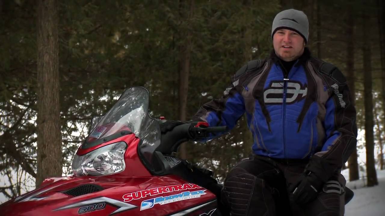 SnowTrax ездит на Polaris 600 IQ LX