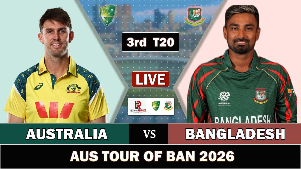BANGLADESH vs AUSTRALIA 3rd T20 MATCH LIVE SCORES | BAN vs AUS LIVE MATCH COMMENTARY