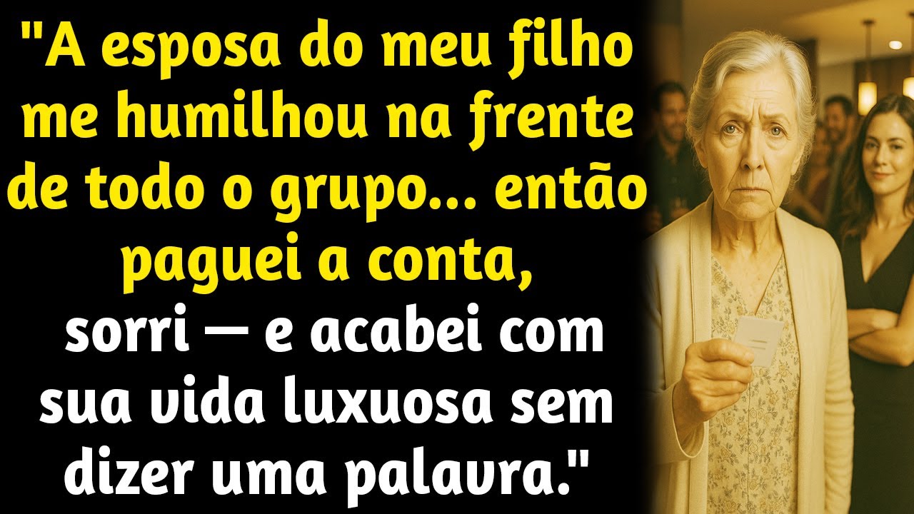 "Ela Me Insultou à Mesa — Então Retirei Discretamente o Cartão de Crédito Que Eu Mesmo Ofereci"
