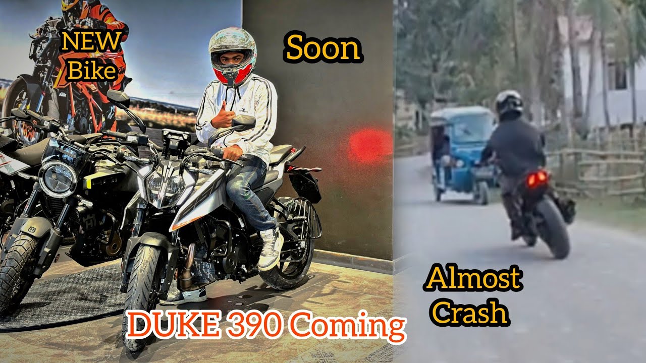 Finnally Duke390 book kar dia 😍|| Dominar 400 almost Crashed*🤦@hirakbarma041 