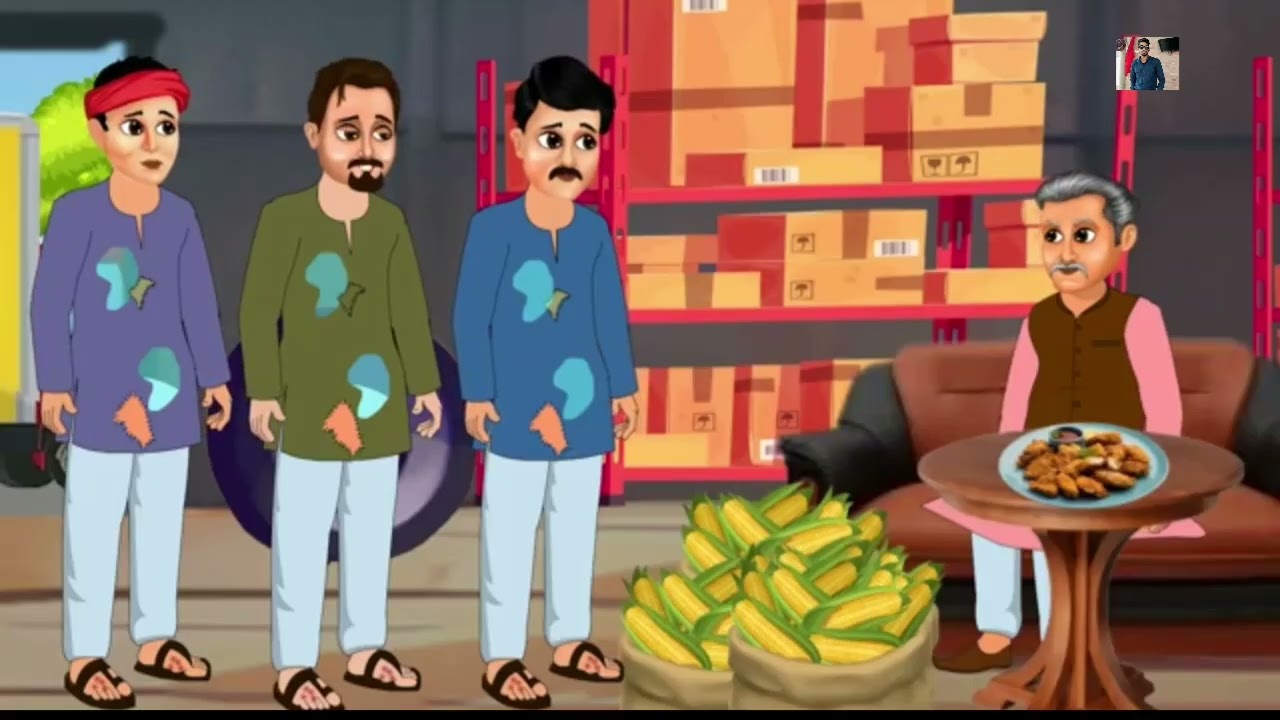 बारिश में तीन बहू के भुट्टे के पकौड़े| 😃😃#trending #video