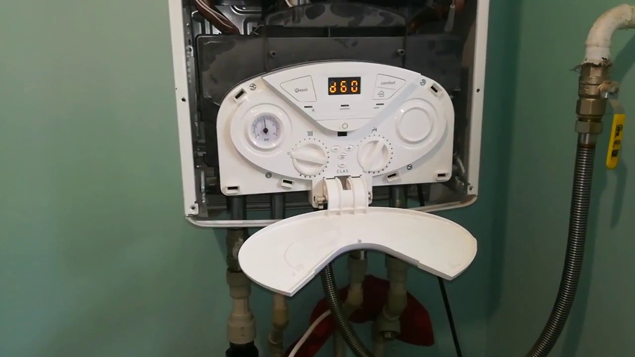 Химическая промывка от накипи теплообменника газового котла Ariston