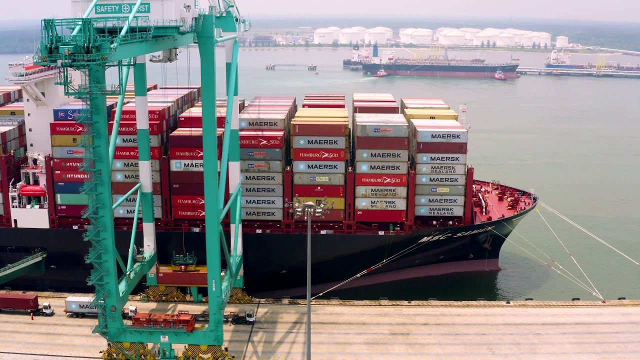 MSC SAMAR Malaysia PTP Port - iDrone Malaysia
