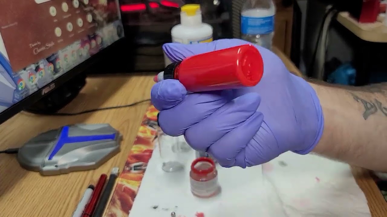 Mr Color pre mixing tutorial Lets mix red paints today !