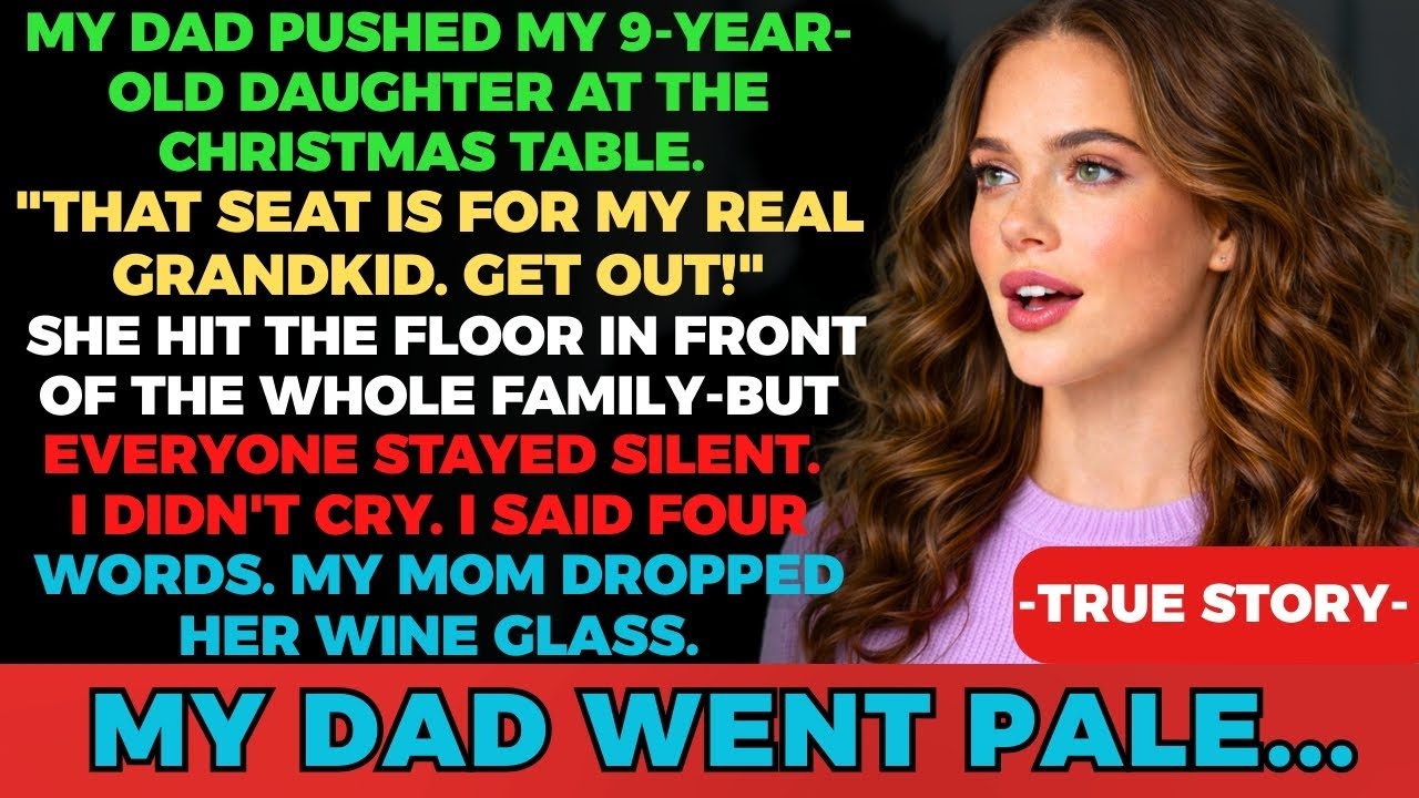 At Christmas, My Father Pushed My Daughter — “That Seat Is for My Real Grandchild”