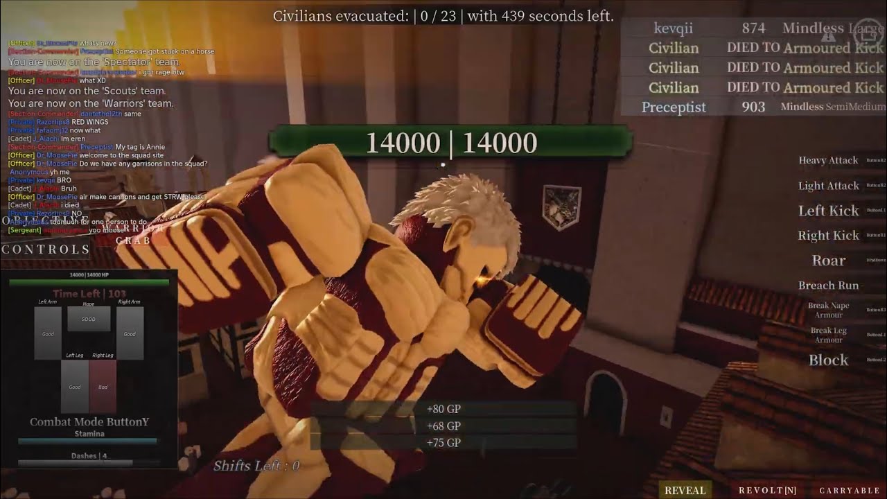 Plot armor titan stage3-7  How to survive #attackontitanresistance