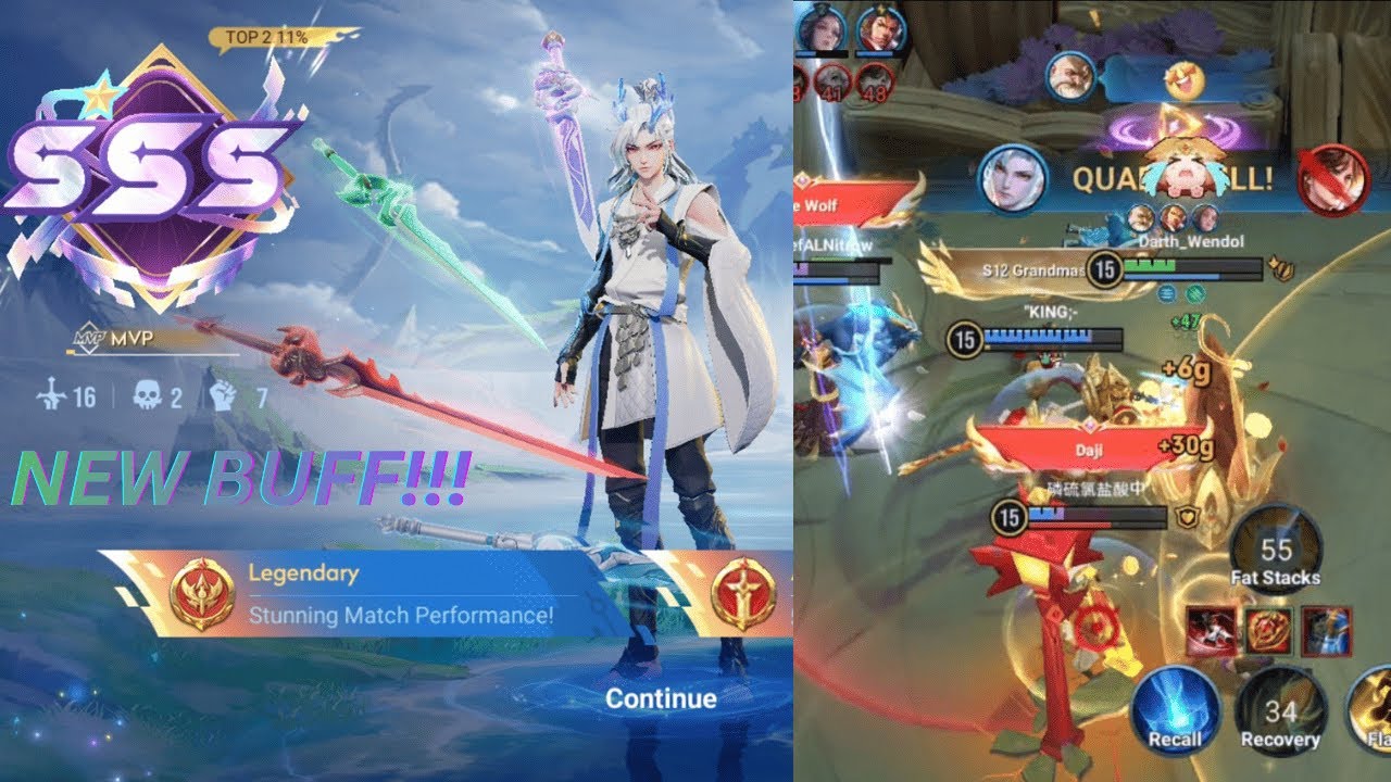 Aoyin (Loong) Gameplay - Insane Damage After New Buff! [HoK Global]